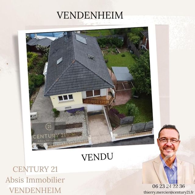 Prix immobilier VENDENHEIM - Photo d’une maison vendue